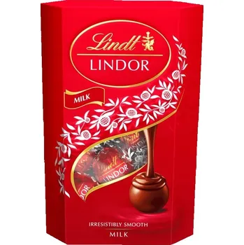 Čokoláda Lindt Lindor Mléčná čokoláda s jemnou tekutou náplní 137g