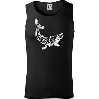 Pánské termoprádlo Velryba malovaná - Tílko pánské Core - M ( Černá )