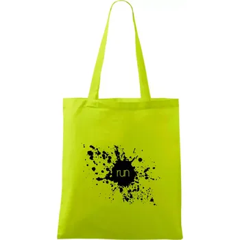 Splash run - Taška bavlněná - 42 x 38 cm ( Limetková )