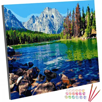 Sada Obrázek MALOVÁNÍ PODLE ČÍSEL 40x50 cm