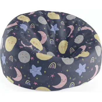 Sedací pytel Sablio Sedací vak Cocoon Dětské nebe - 75 x 45 x 35 cm