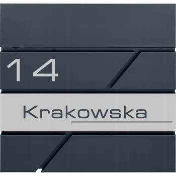 Poštovní schránka Poštovní schránka euroschránka s přihrádkou na noviny M-TEC šedá