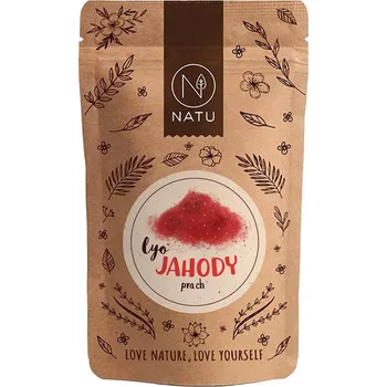 Sušené ovoce Natu Lyofilizované jahody prach