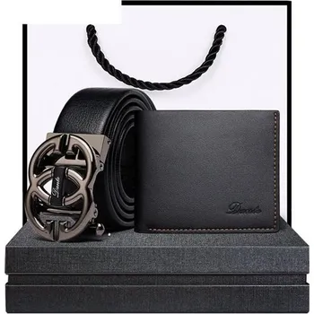 Peněženka Dante pánský dárkový set pásek a peněženka Černá Lifestyle 21012010044492961