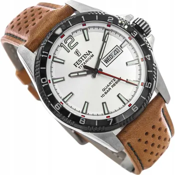 Hodinky Pánské Hodinky Festina F20699-1 hnědý řemínek
