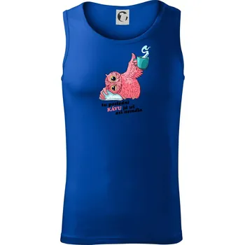 Tu poslední kávu já už asi neměla - Tílko pánské Core - S ( Královská modrá )