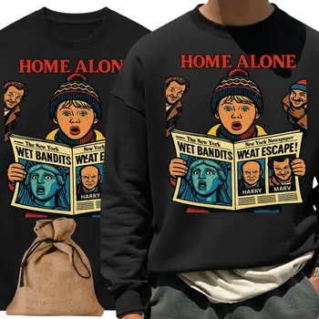 Pánská mikina Pánská vánoční DÁREK MIKINA Kevin Home Alone XL