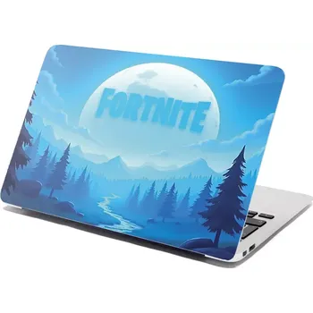 samolepka Sablio Samolepka na notebook FORTNITE Modré údolí s měsícem - 29x20 cm