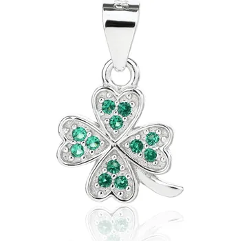 Přívěsek NUBIS® Stříbrný přívěsek čtyřlístek - NB-4638