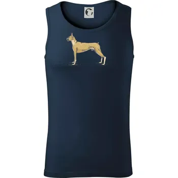 Vintage Boxer - Tílko pánské Core - L ( Námořní modrá (velmi tmavá - téměř černá) )