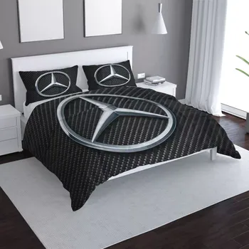 Povlečení Sablio Povlečení Logo 4 Carbon - 140x200 / 90x70