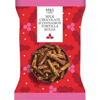 Marks & Spencer Kukuřičné trubičky v mléčné čokoládě s cukrem