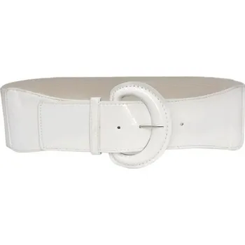 Opasek Dámský strečový široký lesklý pásek Garza Bílý Lifestyle F3214771s5