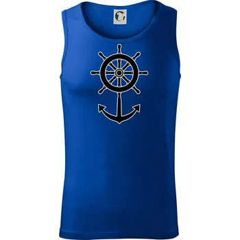 Kormidlo úsměv - Tílko pánské Core - L ( Královská modrá )