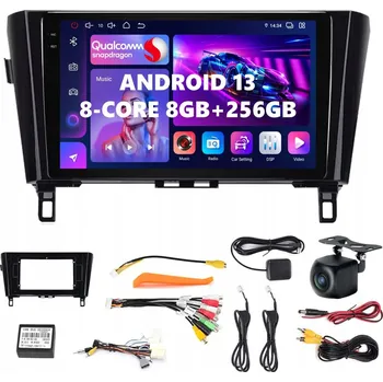 Autorádio Autorádio DVRMEDIA NISSAN QASHQAI J11 CARPLAY ANDROID AUTO SIM WIFI 2-DIN