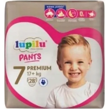 Plena Plenky Plenkové Kalhotky Lupilu Premium Pants 7 / 17+ kg / 28 ks