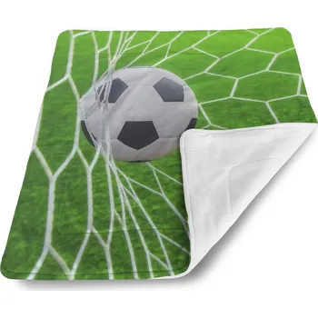Dětská deka Sablio Deka pro miminko Fotbalový míč v bráně Varianta: 90x120 cm