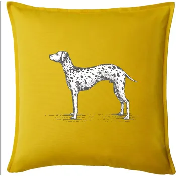Polštář Vintage Dalmatin - Polštář 50x50 - 50x50 - Pouze potah ( Žlutá )