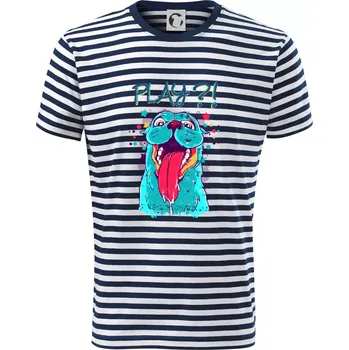 Pánské oblečení Pes - Play?! - Triko na vodu - 2XL ( Prouhovaná )