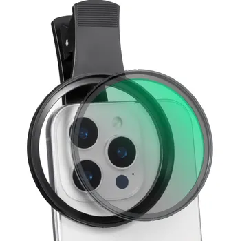 K&F CONCEPT 67mm universal screw phone holder black