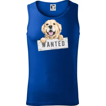 Zlatý retriever - štěně wanted - Tílko pánské Core - M ( Královská modrá )