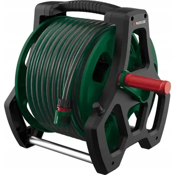 Zahradní hadice Zahradní hadice PARKSIDE s nástěnným bubnem, 4vrstvá, 20 m, 1/2 palce + konektory