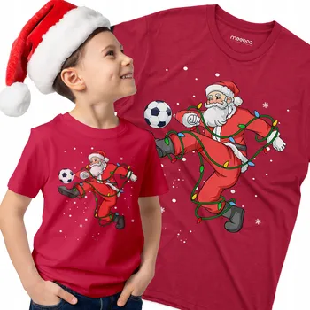 Chlapecké tričko Meeboo dětské tričko červené bavlna velikost 128