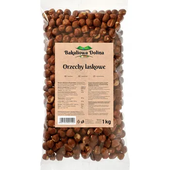 Sušená potravina Bakaliowa Dolina Lískové ořechy celé ořechy 1000 g