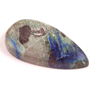 Přírodní kámen Kabošon Azurite č.7616 (30x15x6mm)