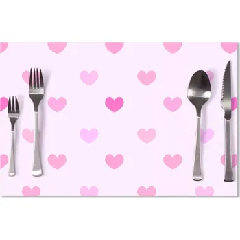 prostírání Sablio Prostírání Růžové srdce: 40x30cm
