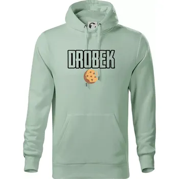 Pánská mikina Drobek - sušenka - Mikina pánská Cape s kapucí - 4XL ( Sage )