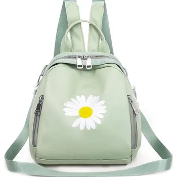 Městský batoh Dámský Crossbody batůžek s popruhem Kopretina - Zelený Lifestyle MG125874-GN