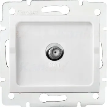Elektrická zásuvka Anténní zásuvka nástěnná Kanlux bílá