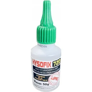 Průmyslové lepidlo MEGA SILNÉ VTEŘINOVÉ LEPIDLO KYANOAKRYLÁTOVÉ HYSOFIX 720 – 50 g