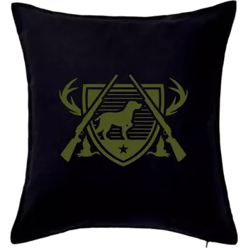 Polštář Erb - ohař - Polštář 50x50 - 50x50 - Pouze potah ( Černá )