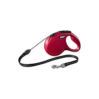 Vodítko pro psa Flexi Vodítko FLEXI Classic NEW M lanko 5m/20kg červená
