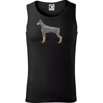 Vintage Dobrman - Tílko pánské Core - L ( Černá )