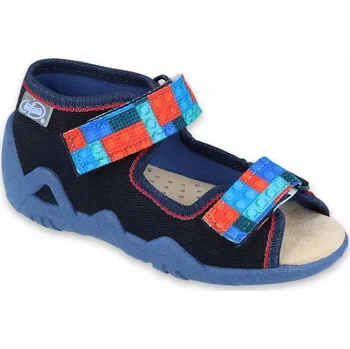 Chlapecké sandály Befado dětské sandály textilní vícebarevné velikost 22