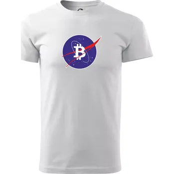 Bitcoin jiný vesmír - Triko extra velké (5-8XL) - 7XL ( Bílá )
