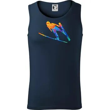 Skokan na lyžích splash - Tílko pánské Core - 2XL ( Námořní modrá (velmi tmavá - téměř černá) )