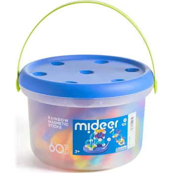 ostatní stavebnice Mideer: Magnetická stavebnice - tyčinky (60 dílků)