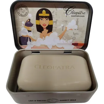 Mýdlo Mýdlo Cleopatra 125g v kovové krabičce