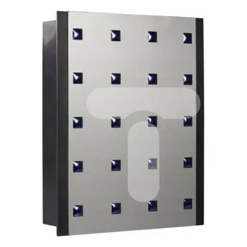 Domovní zvonek Elektromechanický gong 412 VDE 230V 85dB antracit stříbrný ZAMEL