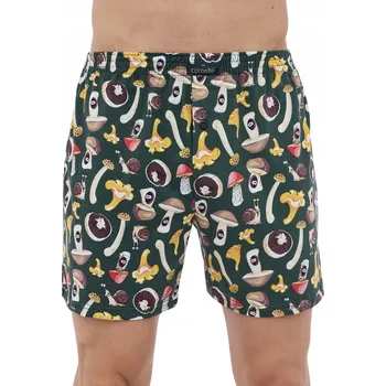 Boxerky Pánské boxerky Cornette Classic 001/165 vel. M (46) volné zelené houby
