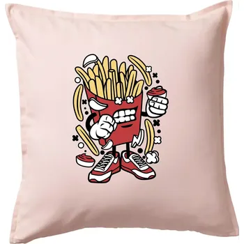 Polštář Hranolák - Polštář 50x50 - 50x50 - Pouze potah ( Světle růžová )