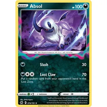 Sběratelská karetní hra Absol 076/159 - Crown Zenith Typ karty: Reverse Holo