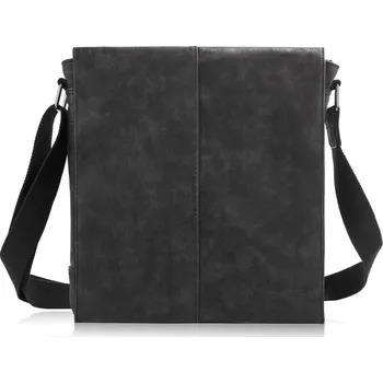 Paolo Peruzzi Pánská menší taška přes rameno pro každý den; černá