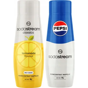 Sirup pro výrobník sody Sada koncentrátů SodaStream Pepsi + Limonáda