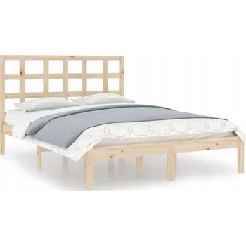 Postel Čalouněná postel VidaXL 120x200 cm, odstíny hnědé