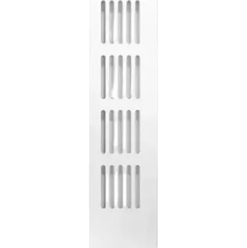 Domácí ventilátor Ventilátor kryt z hliníkové slitiny 80 mm x 350 mm, ochranná mřížka pro efektivní větrání uzavřených prostor, optimální regulace vzduchu bílá